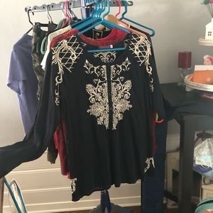 Johnny Was Blouse - Black